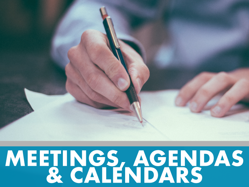 Meeting Agendas